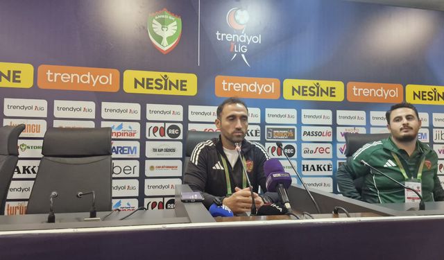 Amed Sportif Faaliyetler-Atakaş Hatayspor maçının ardından