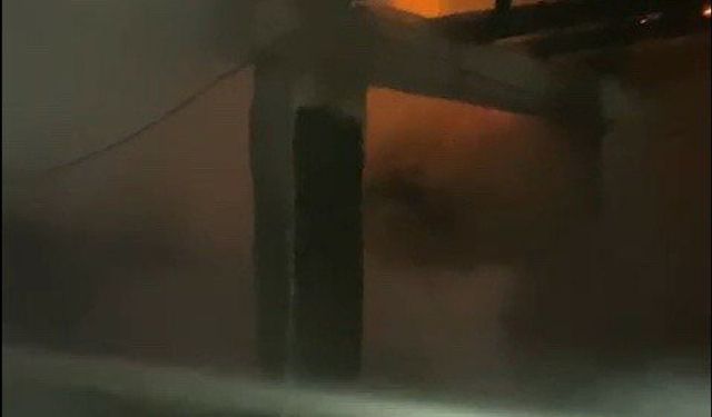 Aydın'da bağ evinde patlama ve ardından yangın