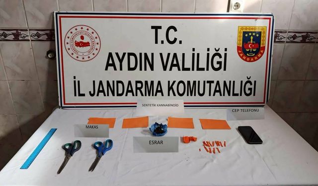Aydın'da uyuşturucu operasyonu; 1 gözaltı