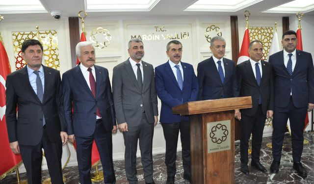 Bakan Tekin, Mardin'de