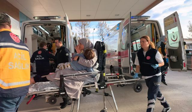 Balkonda oynarken düşen 2 yaşındaki Veysel ağır yaralandı