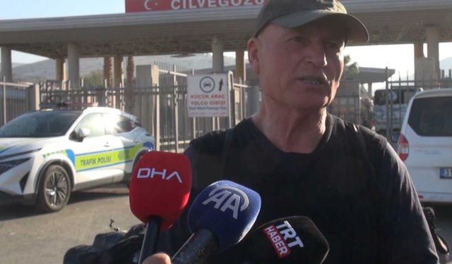 Bisikleti ile umre yolculuğuna çıkan emekli işçi, Cilvegözü'nden Suriye'ye geçti