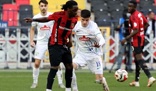Gaziantep FK - Çaykur Rizespor: 2-2