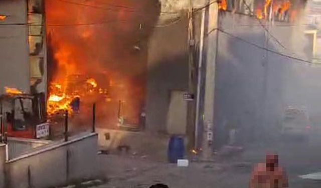 Kocaeli'de 7 kişinin öldüğü yanan kozmetik fabrikasında yıkım çalışması başlatıldı