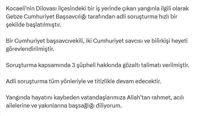 Kocaeli'de kozmetik fabrikasında yangın: 6 ölü, 4 yaralı (7)
