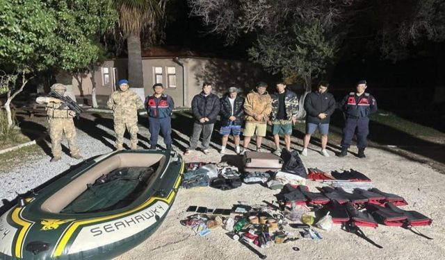 Kuşadası'nda 5 kaçak göçmen yakalandı