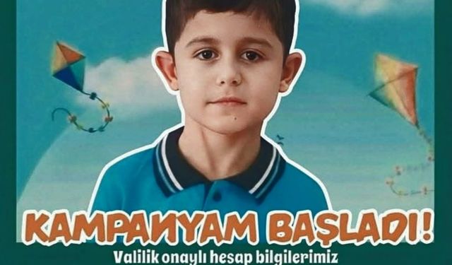 Tek hayali okula gitmek olan DMD'li Mehmet için kampanya başlatıldı