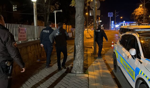 Tramvay yoluna giren otomobil çevredekilerin yardımıyla çıkarıldı, sürücüye ceza uygulandı