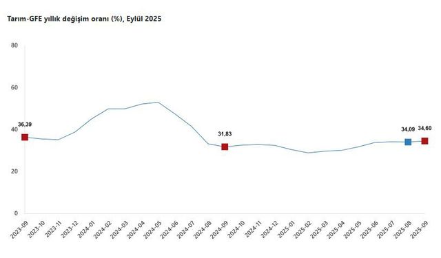 TÜİK: Tarımsal girdi fiyatları eylülde arttı