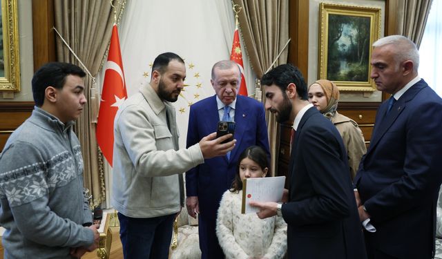 Cumhurbaşkanı Erdoğan, Filistinli Hind Rajab'ın ailesini kabul etti 