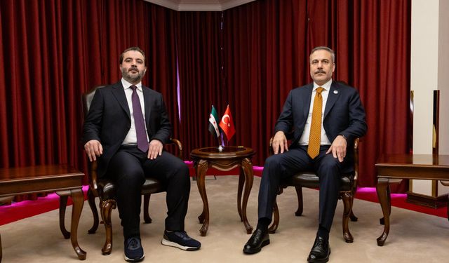 Dışişleri Bakanı Fidan, Suriyeli mevkidaşı Şeybani ile görüştü