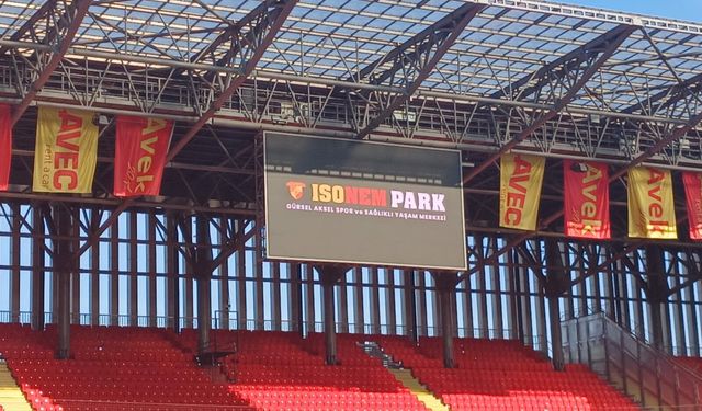 Göztepe'de Gürsel Aksel Stadı'na Isonem sponsor oldu / Fotoğraflar