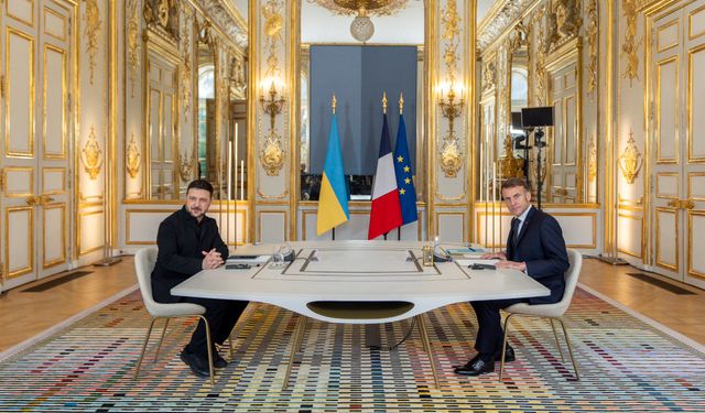 Ukrayna Devlet Başkanı Zelenskiy, Fransa'da