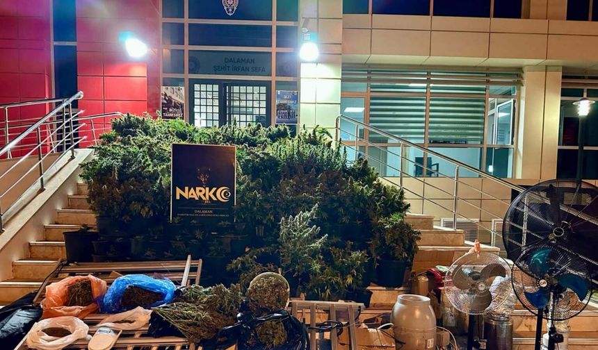 Muğla’da, 3,5 kilo esrar ele geçirildi: 4 gözaltı