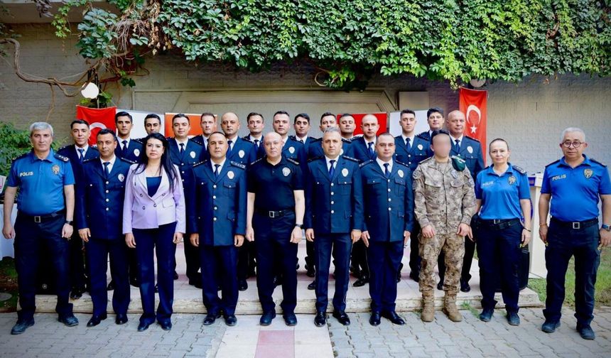 Mardin Polisevinde Rütbe Terfi ve Veda Töreni Düzenlendi