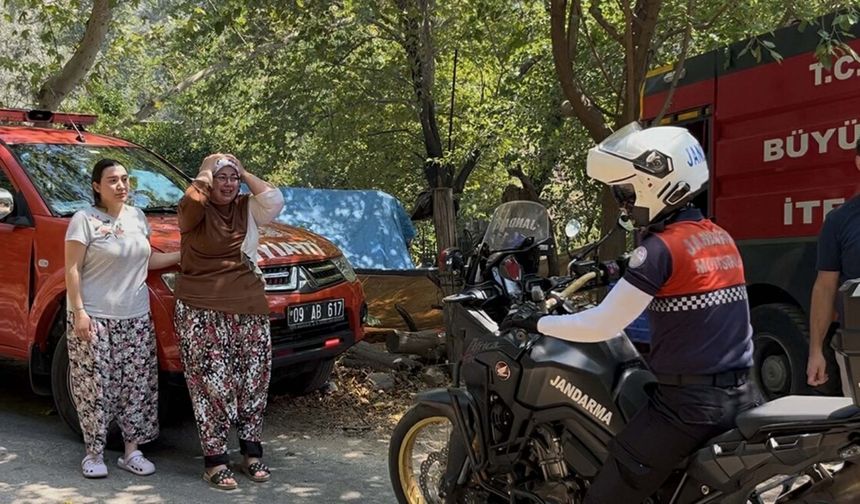 Aydın'da tarım arazisinde yangın