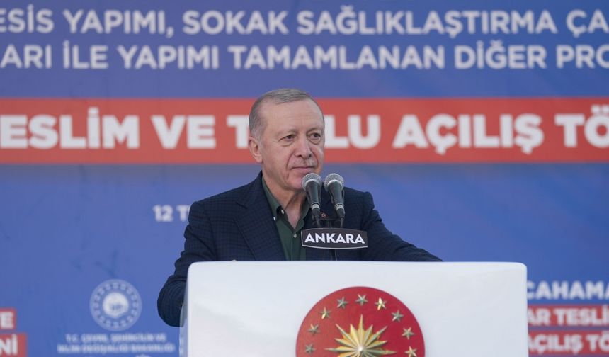 Cumhurbaşkanı Erdoğan: Ankara'yı tüm ilçeleriyle hizmete kavuşturuyoruz