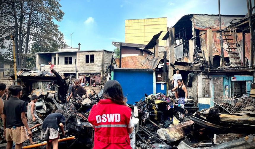 Filipinler'de yangın: Bin kişi evsiz kaldı