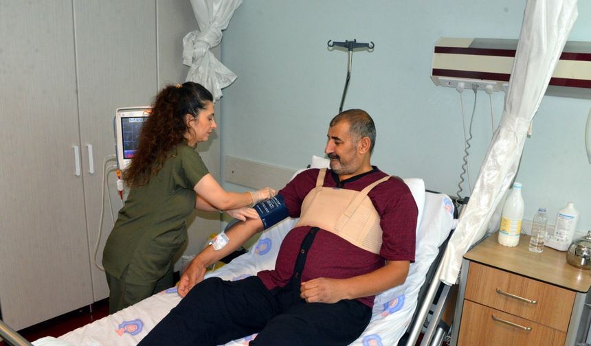 Kalbinden 10 santim büyüklüğünde kitle çıkarıldı