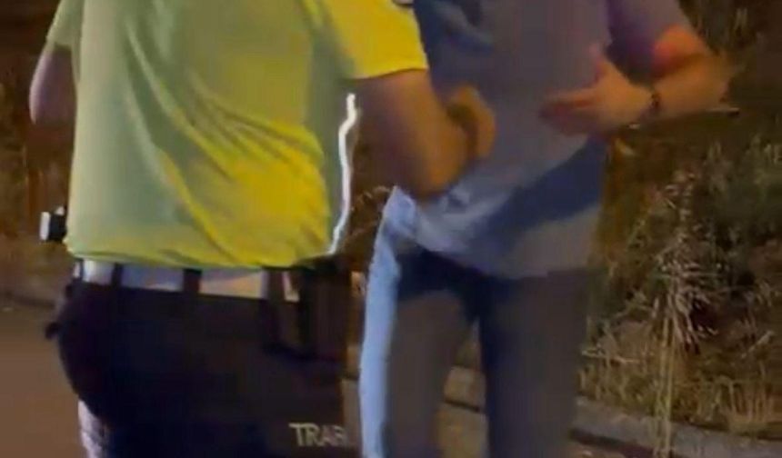 Sultanbeyli’de 'Alkolmetreyi üfleyemiyorum' diyerek polise zor anlar yaşattı