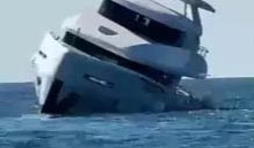 Zonguldak'ta batan lüks yatın su altındaki görüntüleri ortaya çıktı