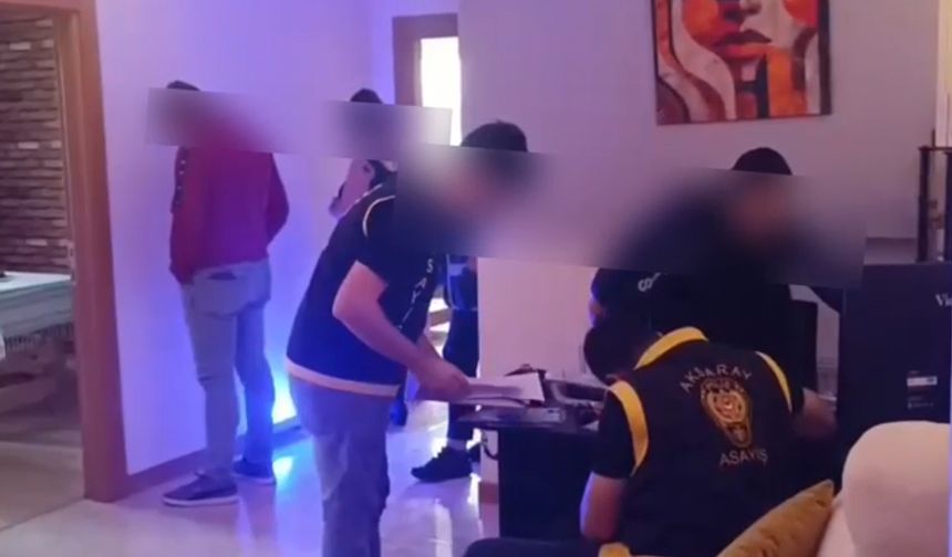 Aksaray'da fuhuş operasyonunda 3 tutuklama