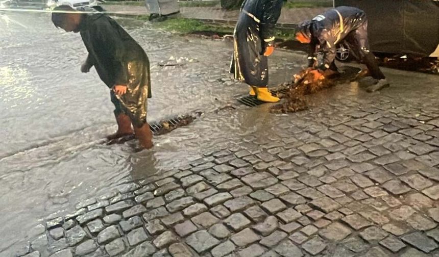 Ayvalık'ta sağanak; metrekareye 120 kilogram yağış düştü