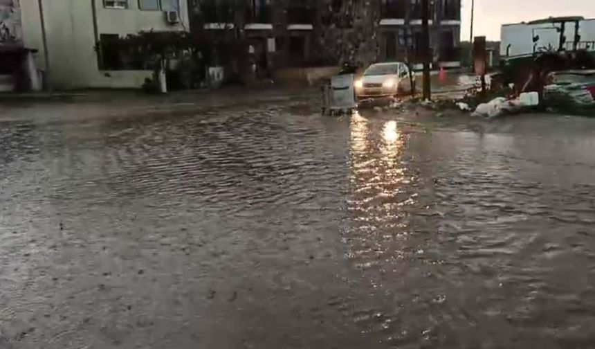 Balıkesir'de dolu yağışı