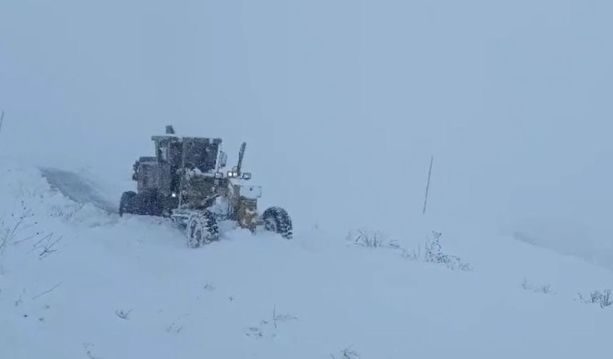 Hakkari'de kardan kapanan 30 köy ve mezra yolu ulaşıma açıldı