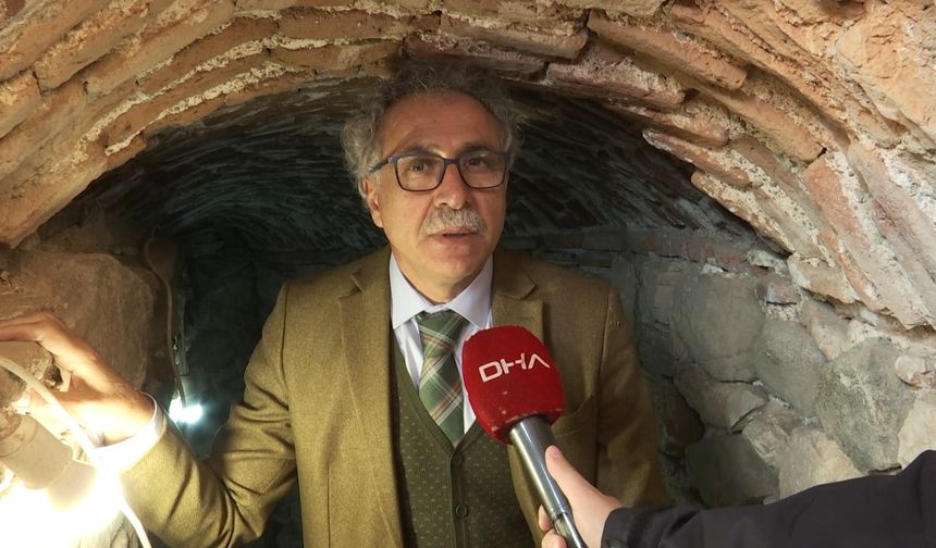 Harput Kalesi'nde bulunan gizli geçidin konservasyon çalışmaları tamamlandı