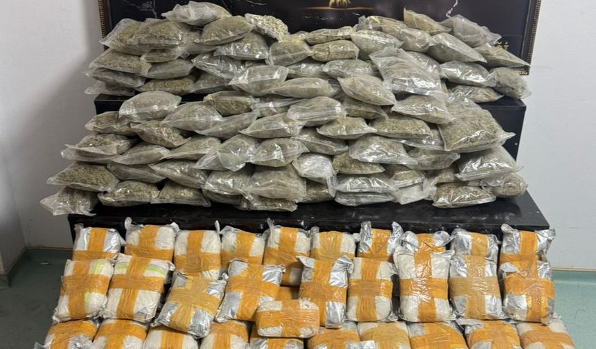 Van'da 134 kilo uyuşturucu ele geçirildi; 6 tutuklama