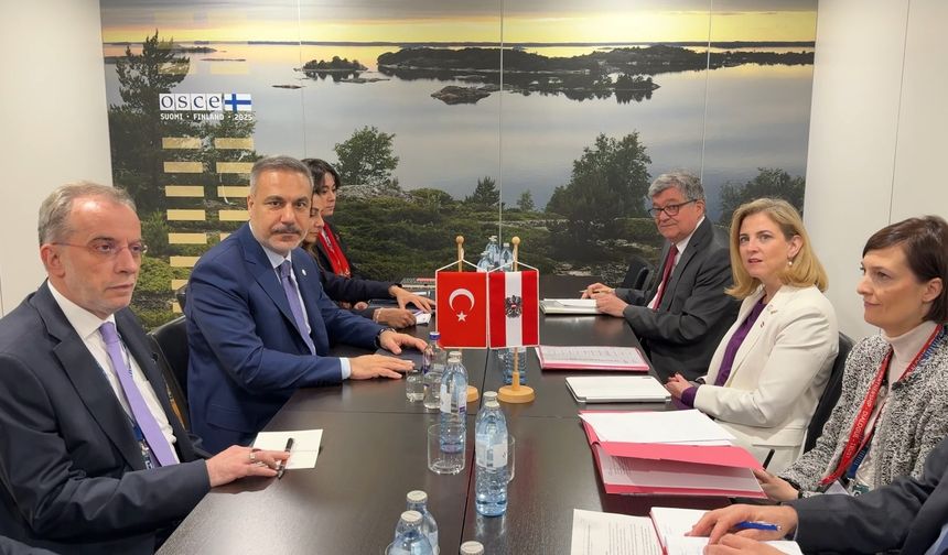 Bakan Fidan, Avusturya Dışişleri Bakanı Meinl-Reisinger ile görüştü