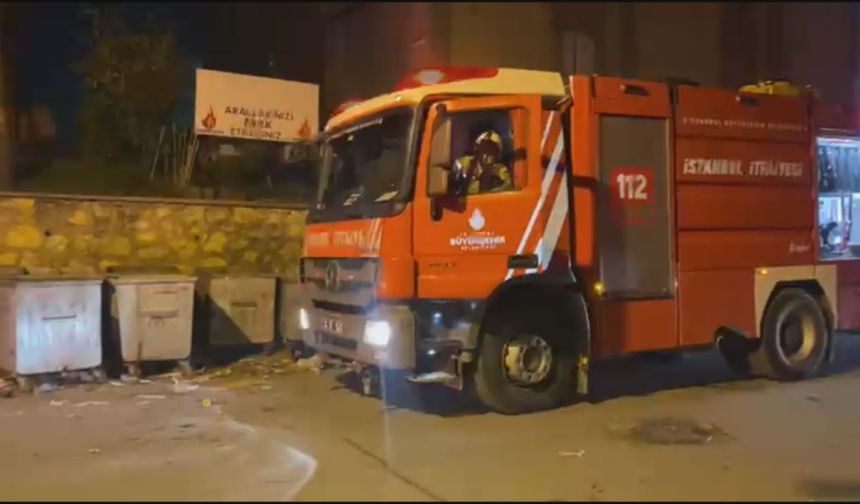 İstanbul - Başakşehir'de ayakkabı imalathanesinde yangın -1