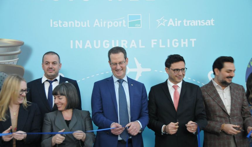 İstanbul Havalimanı’nın 116’ncı havayolu şirketi Air Transat oldu