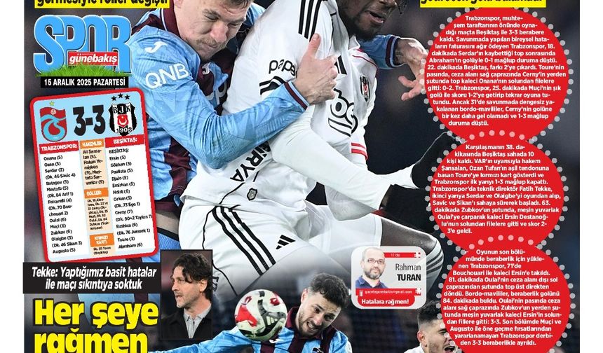 Trabzonspor’da yenilmezlik serisi 